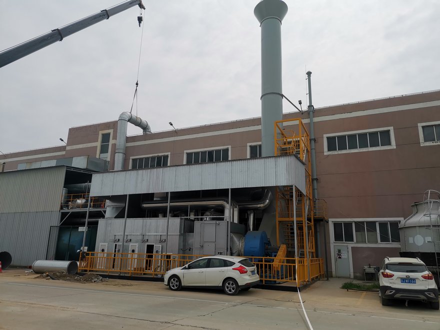 鹽城某風(fēng)電葉片歐美企業(yè)沸石轉(zhuǎn)輪+催化燃燒項目